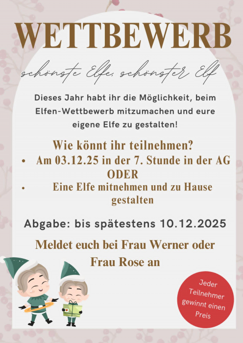 Wettbewerb Schönste Elfe Wettbewerb Schönste Elfe